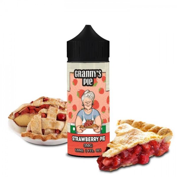 STRAWBERRY PIE GRANNYS PIE E LIQUID BY VAPE BREAKFAST CLASSIC 100ML 70VG