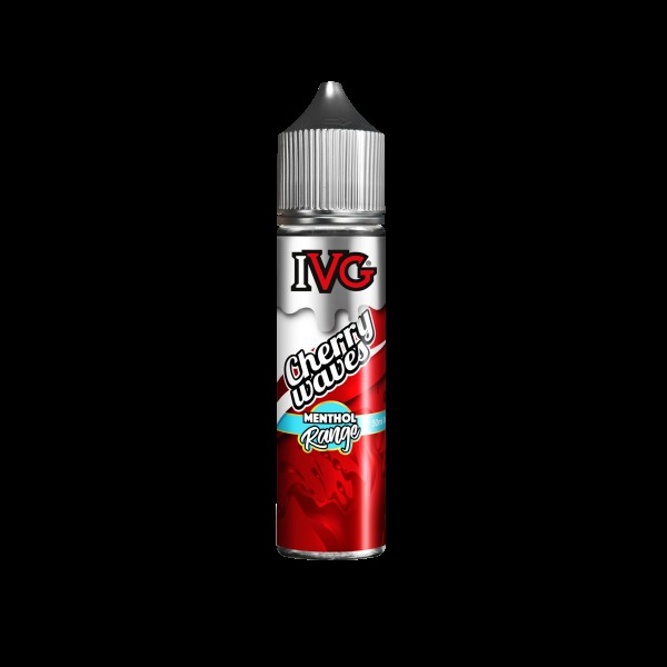 CHERRY WAVES E LIQUID BY I VG MENTHOL RANGE 50ML 70VG