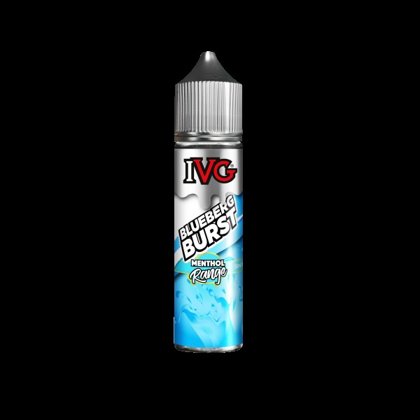 BLUEBERG BURST E LIQUID BY I VG MENTHOL RANGE 50ML 70VG