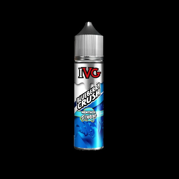 BLUEBERRY CRUSH E LIQUID BY I VG MENTHOL RANGE 50ML 70VG