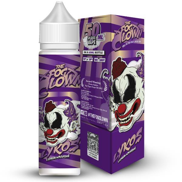 LYKOS E LIQUID BY FOG CLOWN 50ML 70VG