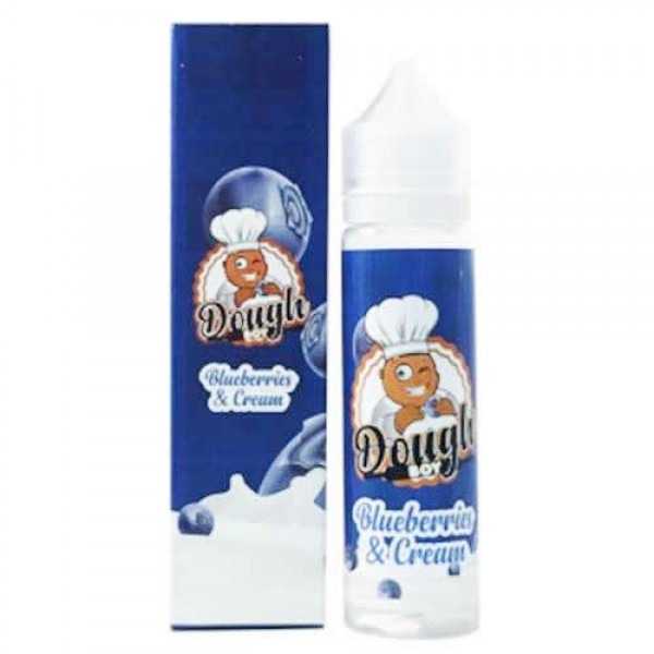 BLUEBERRIES & CREAM E LIQUID BY DOUGH BOY 50ML 70VG