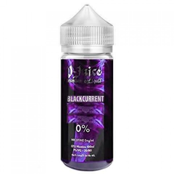 BLACKCURRANT E LIQUID BY V JUICE 100ML 80VG