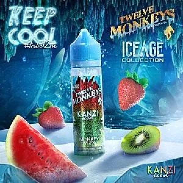 KANZI ICED E LIQUID BY 12 MONKEYS 50ML 70VG