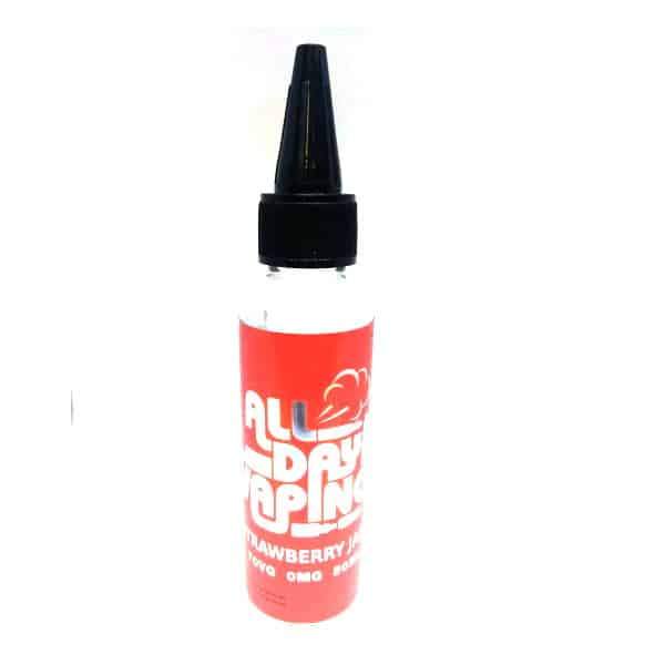 STRAWBERRY JAM E LIQUID BY ALL DAY VAPING 50ML 70VG