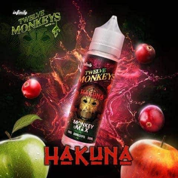 HAKUNA E LIQUID BY 12 MONKEYS 50ML 65VG