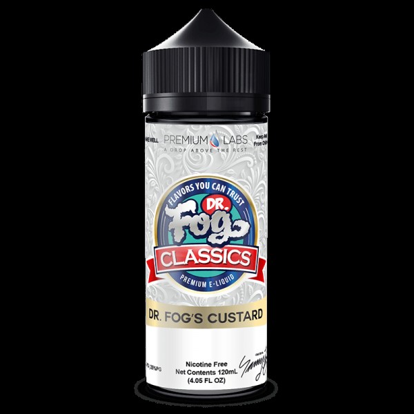 DR FOG'S CUSTARD CLASSICS E LIQUID BY DR FOG 100ML 75VG