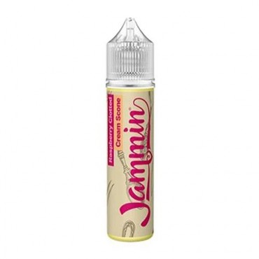 RASPBERRY CLOTTED CREAM SCONE E LIQUID BY JAMMIN VAPE CO 50ML 70VG