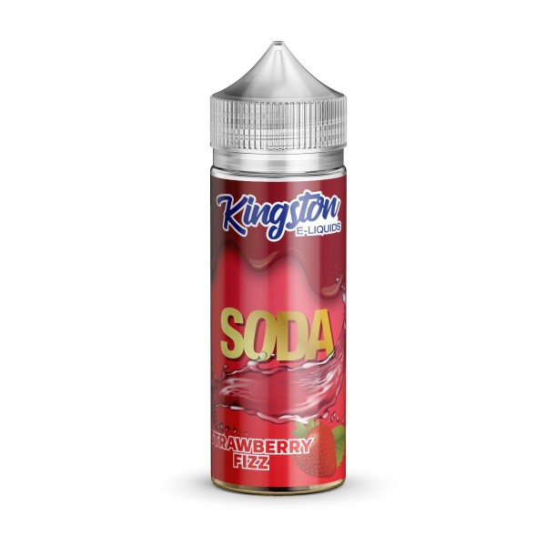 STRAWBERRY FIZZ E LIQUID KINGSTON SODA 100ML 70VG