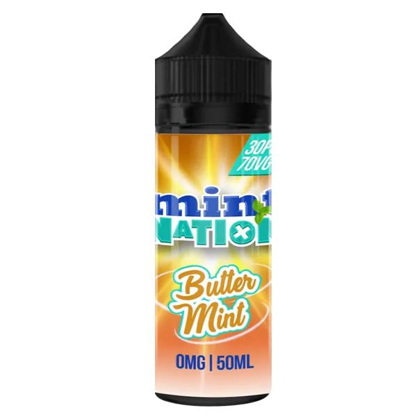 BUTTER MINT E LIQUID BY MINT NATION 100ML 70VG