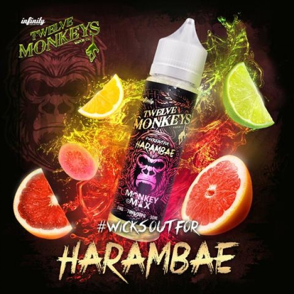 HARAMBAE E LIQUID BY 12 MONKEYS 50ML 70VG