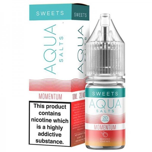 MOMENTUM NICOTINE SALT E-LIQUID BY AQUA SALTS SWEETS