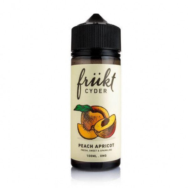 PEACH APRICOT E LIQUID BY FRUKT CYDER 100ML 70VG