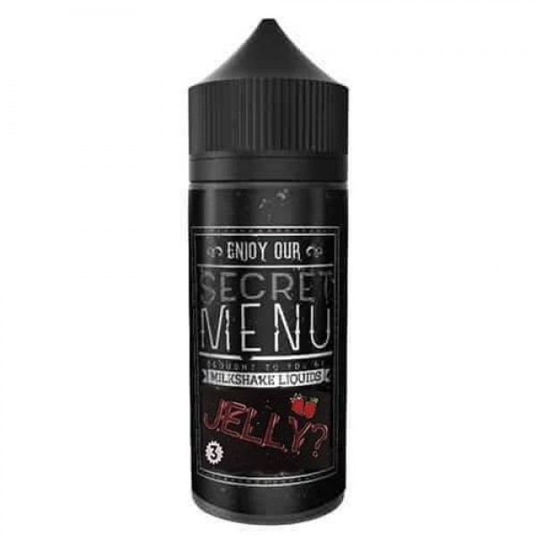 JELLY? MIXED BERRIES E LIQUID BY SECRET MENU MILKSHAKE LIQUIDS - BLACK MARKET 80ML 70VG