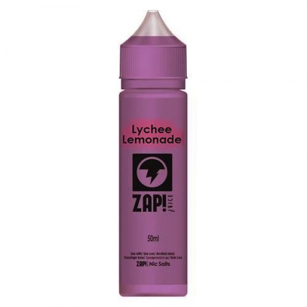 LYCHEE LEMONADE E LIQUID BY ZAP! JUICE 50ML 70VG