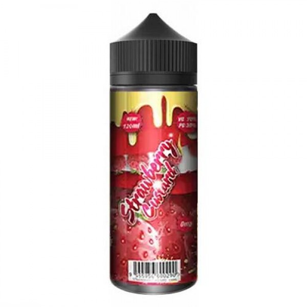 STRAWBERRY CUSTARD E LIQUID BY MOHAWK & CO 100ML 70VG