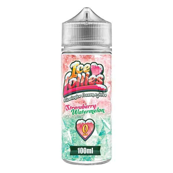 STRAWBERRY WATERMELON E LIQUID BY ICE LOVE LOLLIES 100ML 70VG