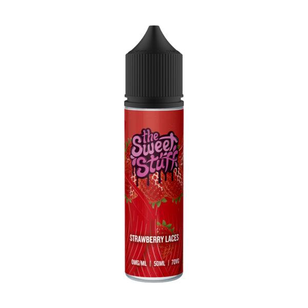 STRAWBERRY LACES E LIQUID BY THE SWEET STUFF 50ML 70VG