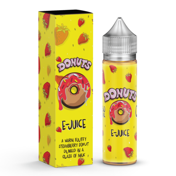 STRAWBERRY DONUTS E LIQUID BY MARINA VAPES - DONUTS 50ML 70VG