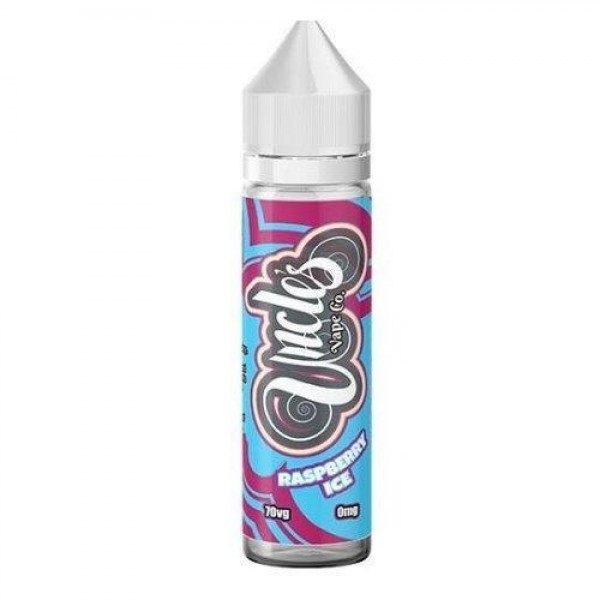 RASPBERRY SLUSH E LIQUID BY UNCLES VAPE CO 50ML 70VG