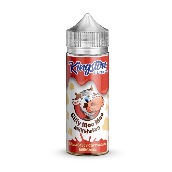 STRAWBERRY CHEESECAKE MILKSHAKE E LIQUID KINGSTON SILLY MOO MOO 100ML 70VG