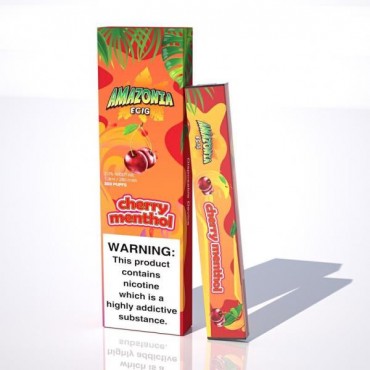 CHERRY MENTHOL BY AMAZONIA 20MG - 300 PUFFS DISPOSABLE POD