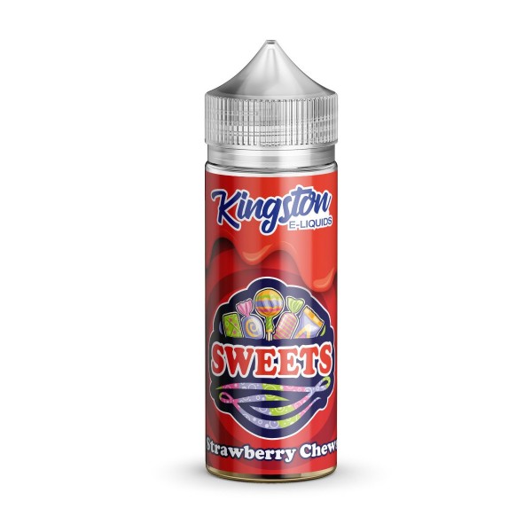 STRAWBERRY CHEWS E LIQUID KINGSTON SWEETS 100ML 70VG