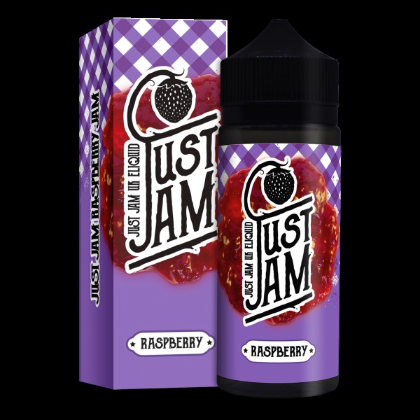 RASPBERRY E LIQUID BY JUST JAM 100ML 80VG