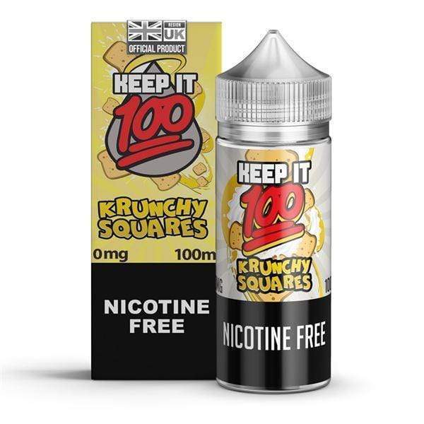 KRUNCHY SQUARES E LIQUID BY KEEP IT 100 100ML 70VG