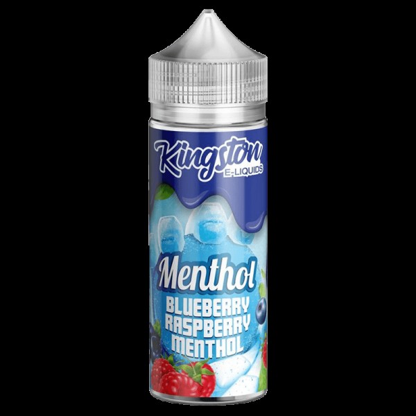 BLUEBERRY RASPBERRY E LIQUID KINGSTON MENTHOL 100ML 70VG