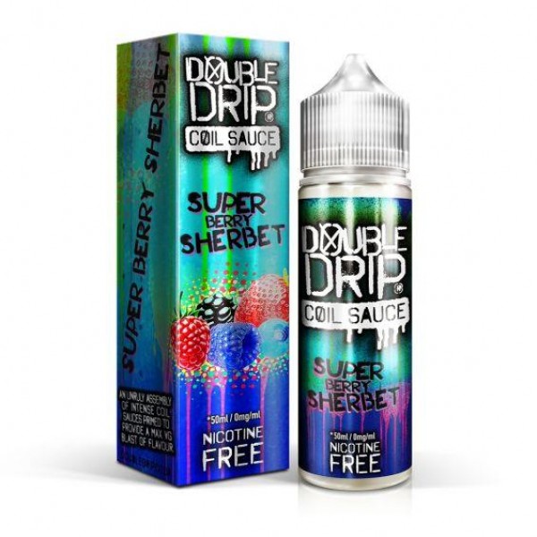 SUPER BERRY SHERBET E LIQUID BY DOUBLE DRIP 50ML 80VG